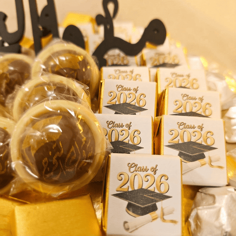 Graduation Chocolate Crystal Tray
