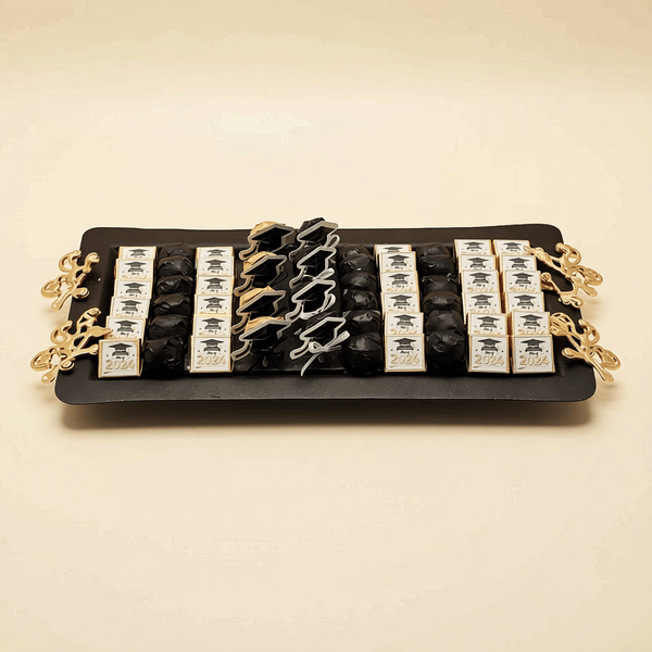 Graduation Chocolate Tray - Black