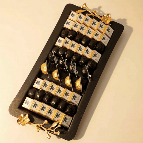 Graduation Chocolate Tray - Black