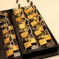 Graduation Chocolate Wooden Tray with Fresh Flowers