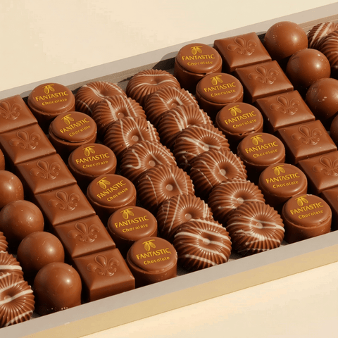 Gray Wooden Chocolates Tray