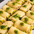 Halawat El Jibn with arabic Cream and Pistachio