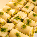 Halawat El Jibn with arabic Cream and Pistachio