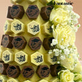Graduation Hexagon Chocolates Tower (37)