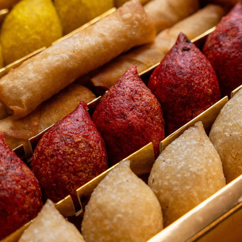 Kubbeh Mix Box with Spring Roll and Samosa