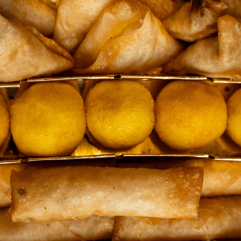 Kubbeh Mix Box with Spring Roll and Samosa