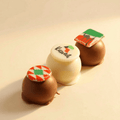 Kuwait Flag Cake Pop Box - 36 Pieces, Crispy Chocolate and Vanilla Cakes