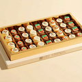 Kuwait Flag Cake Pop Box - 36 Pieces, Crispy Chocolate and Vanilla Cakes