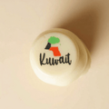 Kuwait Flag Cake Pop Box - 36 Pieces, Crispy Chocolate and Vanilla Cakes