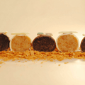 Kuwait Flag Cake Pop Box - 36 Pieces, Crispy Chocolate and Vanilla Cakes