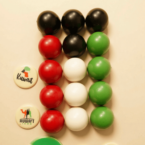 Kuwait Flag Chocolate Box - Assorted Fillings
