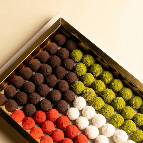 Kuwait Flag Mini Truffles Chocolate