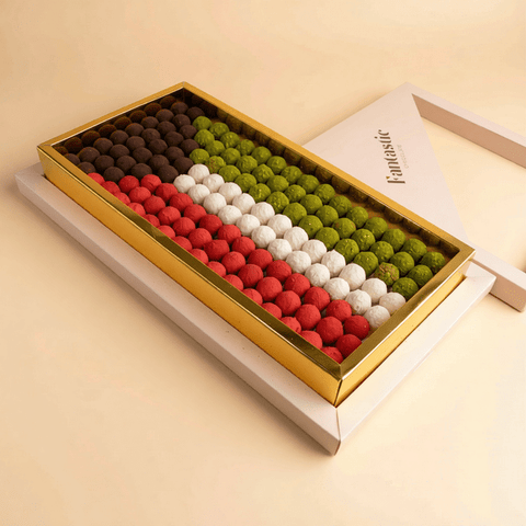 Kuwait Flag Mini Truffles Chocolate