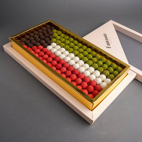 Kuwait Flag Mini Truffles Chocolate