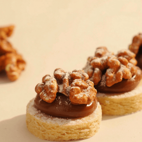 Kuwait Walnut Caramel Ghraiba