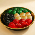 Kuwaiti flag cheese - stuffed honeycomb bread