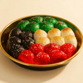 Kuwaiti flag cheese - stuffed honeycomb bread