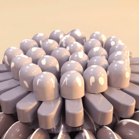 Light Lavender Ombre Chocolate - Crystal Tray