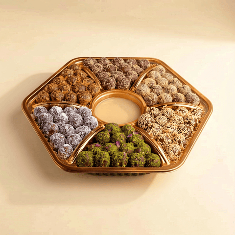 Luxury Tamriyah Date Treats with Tahini Dipping Sauce