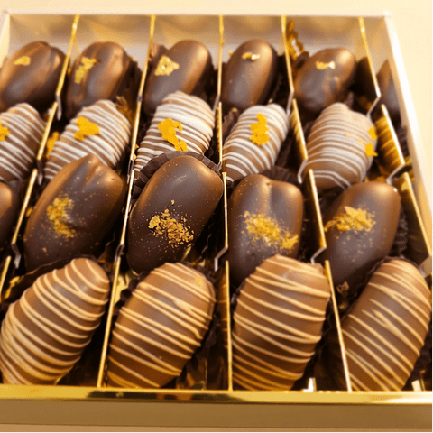 Medjool Dates Stuffed with Caramelised Orange Peel