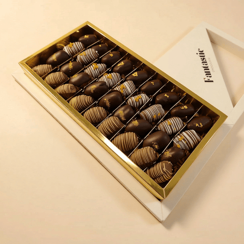 Medjool Dates Stuffed with Caramelised Orange Peel
