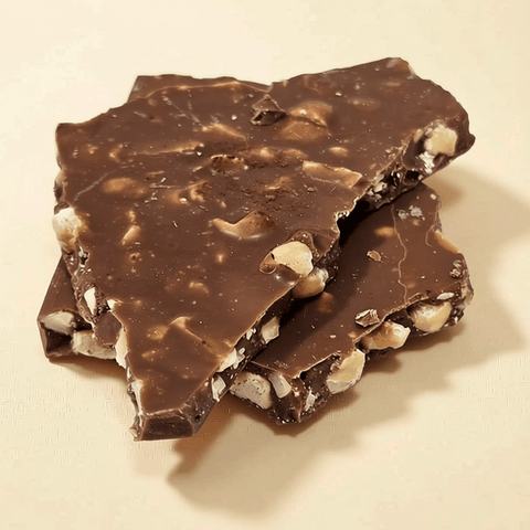 Milk Chocolate Hazelnut Slices