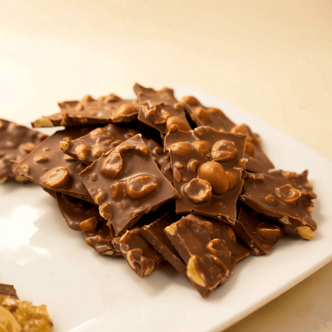 Milk Chocolate Hazelnut Slices