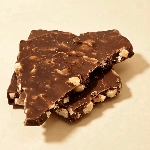 Milk Chocolate Hazelnut Slices