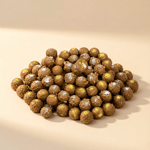 Mini Truffle Chocolate Balls Tray with Caramel and Nutella