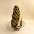 Mini truffle chocolate tower for celebrations, handmade in Kuwait