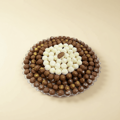 Mini White & Brown Truffle Balls Tray