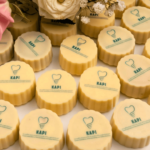 Mirror Tray of Corporate Branded Chocolate