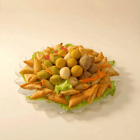 Mixed Savory Platter of Kubbeh & Sambousek