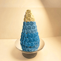 Newborn Blue Plain Chocolate Tower