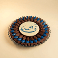 Newborn Chocolate Tray with Name - Blue/Pink