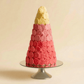 Newborn Pink Plain Chocolate Tower