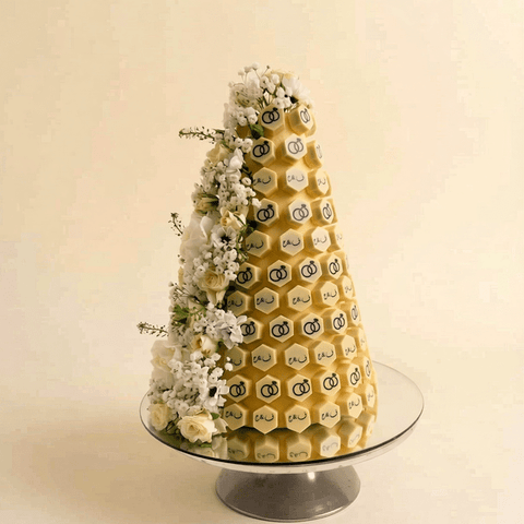 O Allah, Bless Them Both Engagement Chocolate Tower