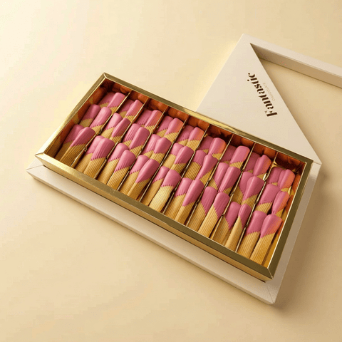 Petit Four Sticks — Raspberry Chocolate