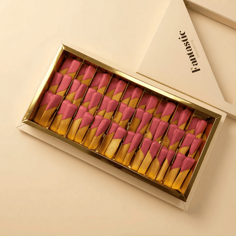 Petit Four Sticks — Raspberry Chocolate
