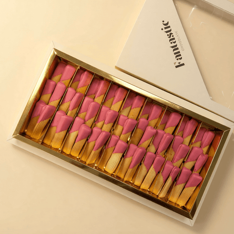 Petit Four Sticks — Raspberry Chocolate