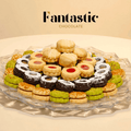 Plate of Assorted Butter French Biscuits