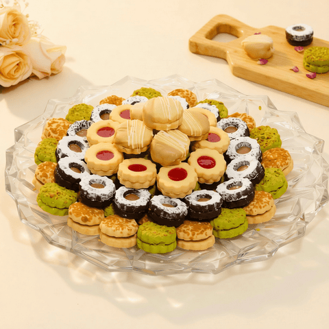 Plate of Assorted Butter French Biscuits