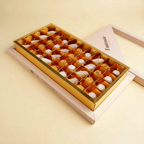 Premium Maamoul Assortment – Dates, Pistachios & Walnuts