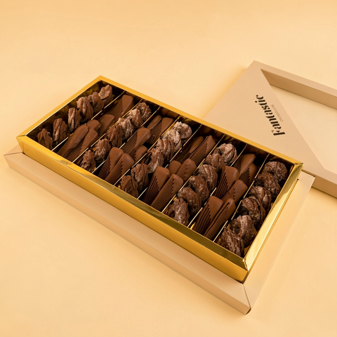 Chocolate Butter Petit Four Box — 60 Pieces