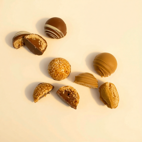 Chocolate Box — Sesame, Caramel & Rahash Balls