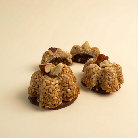 Sesame & Dates Bites with Cardamom