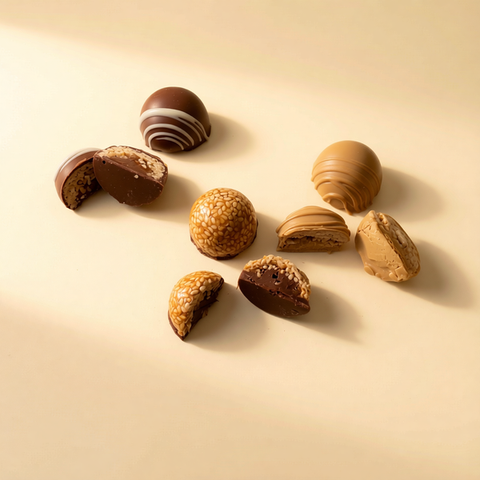 Chocolate Box — Sesame, Caramel & Rahash Balls