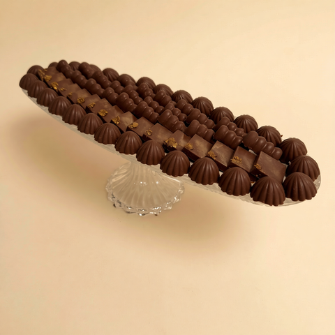 Long Crystal Tray — Nutella, Kinder & Saffron Chocolate