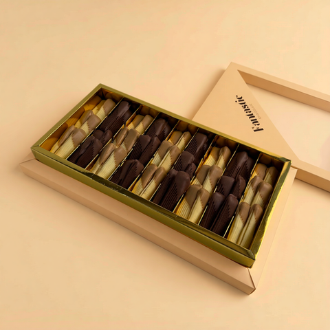Petit Four Sticks — Chocolate & Caramel, 54 Pieces