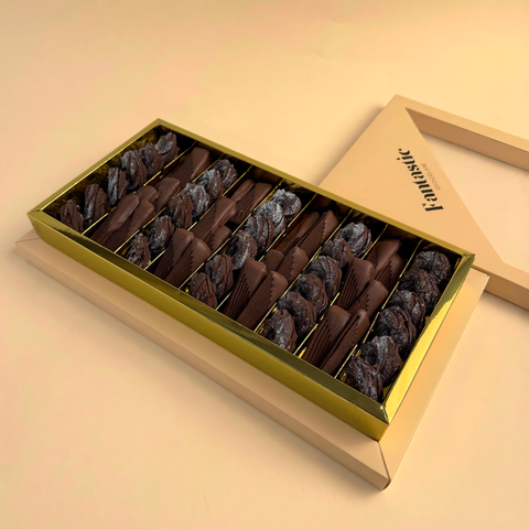 Chocolate Butter Petit Four Box — 60 Pieces